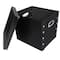 12" Snap-N-Store Black Vinyl Record Storage Box, 2ct.
